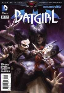 Batgirl #21 (2013), cover by Alex Garner