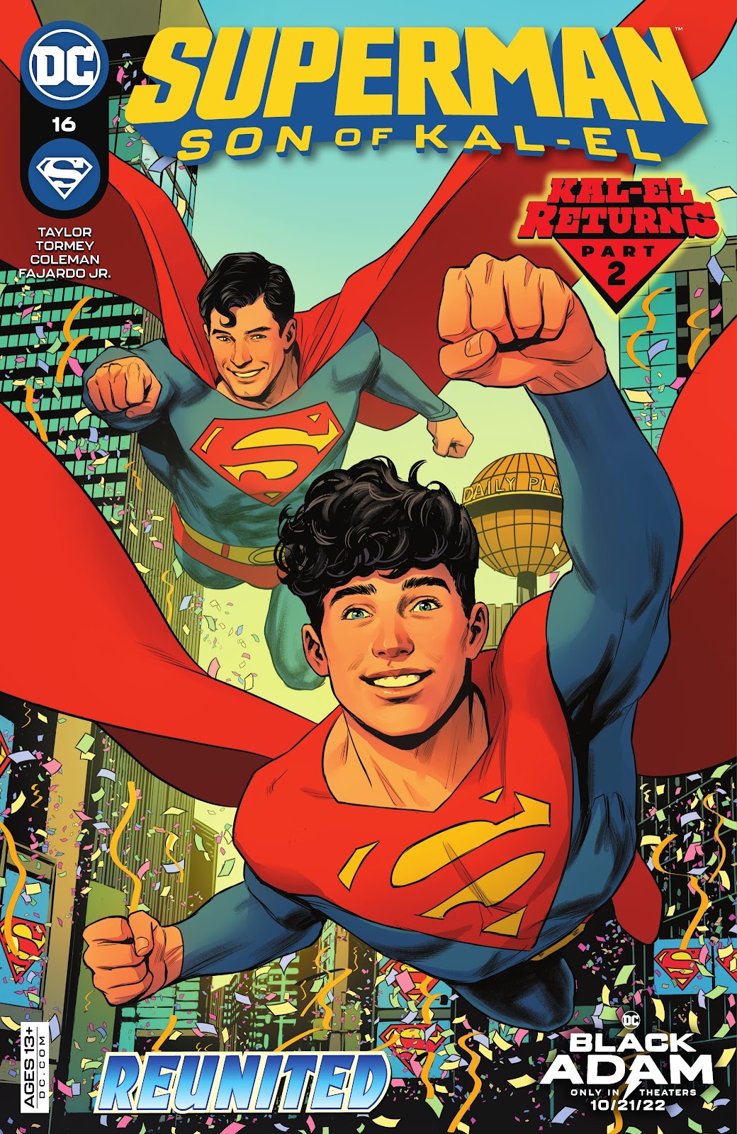 Superman Son of Kal-El 16, cover, 2022, Travis Moore, Tamra Bonvillain