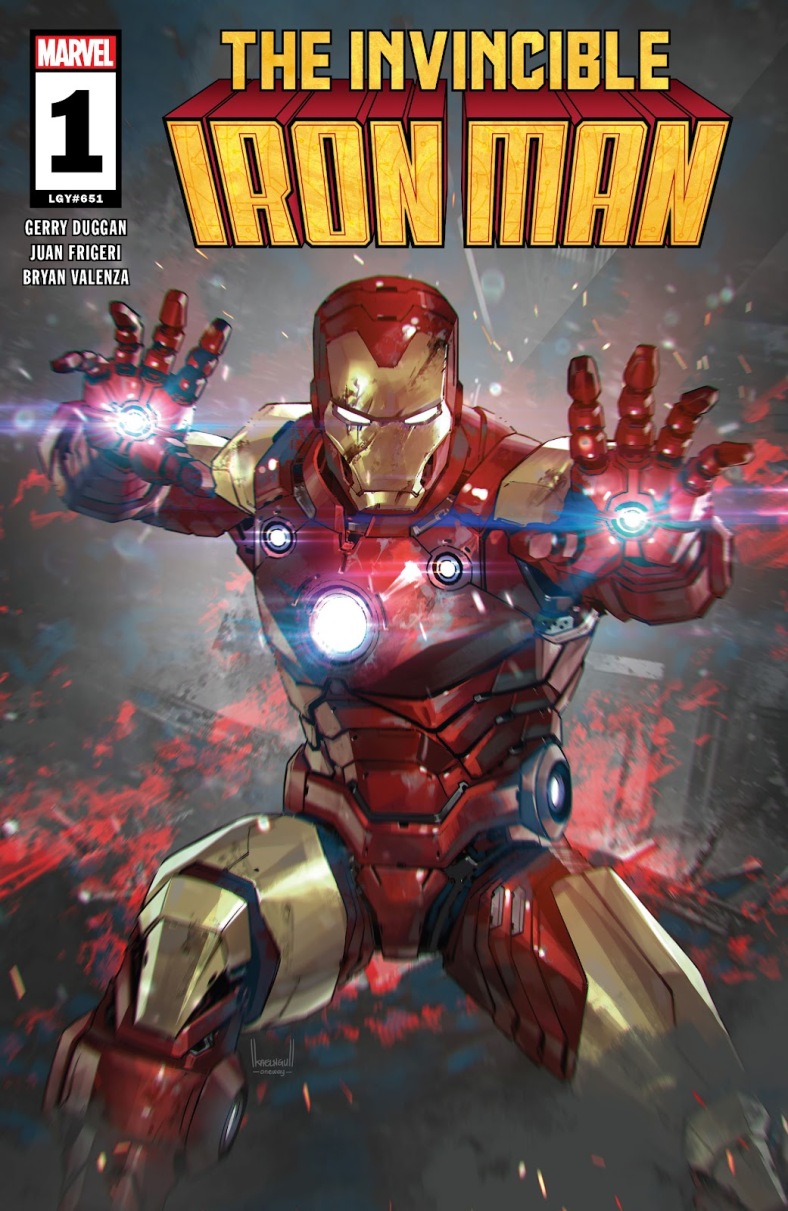 The Invincible Iron Man 1, cover, December 2022, Kael Ngu